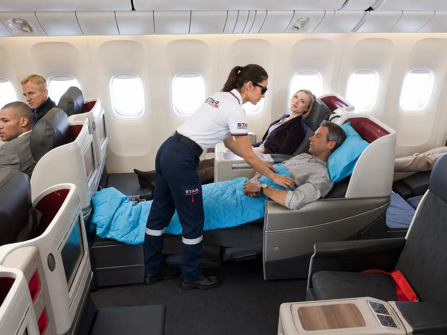 Business Class kabininde STAR medikal refakat hizmeti